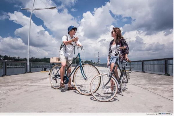Bobbin bikes, citybikes singapore, unisex bicycles, cycling paths singapore