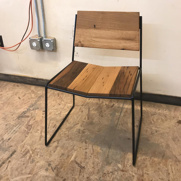 Reclaimed wood chair