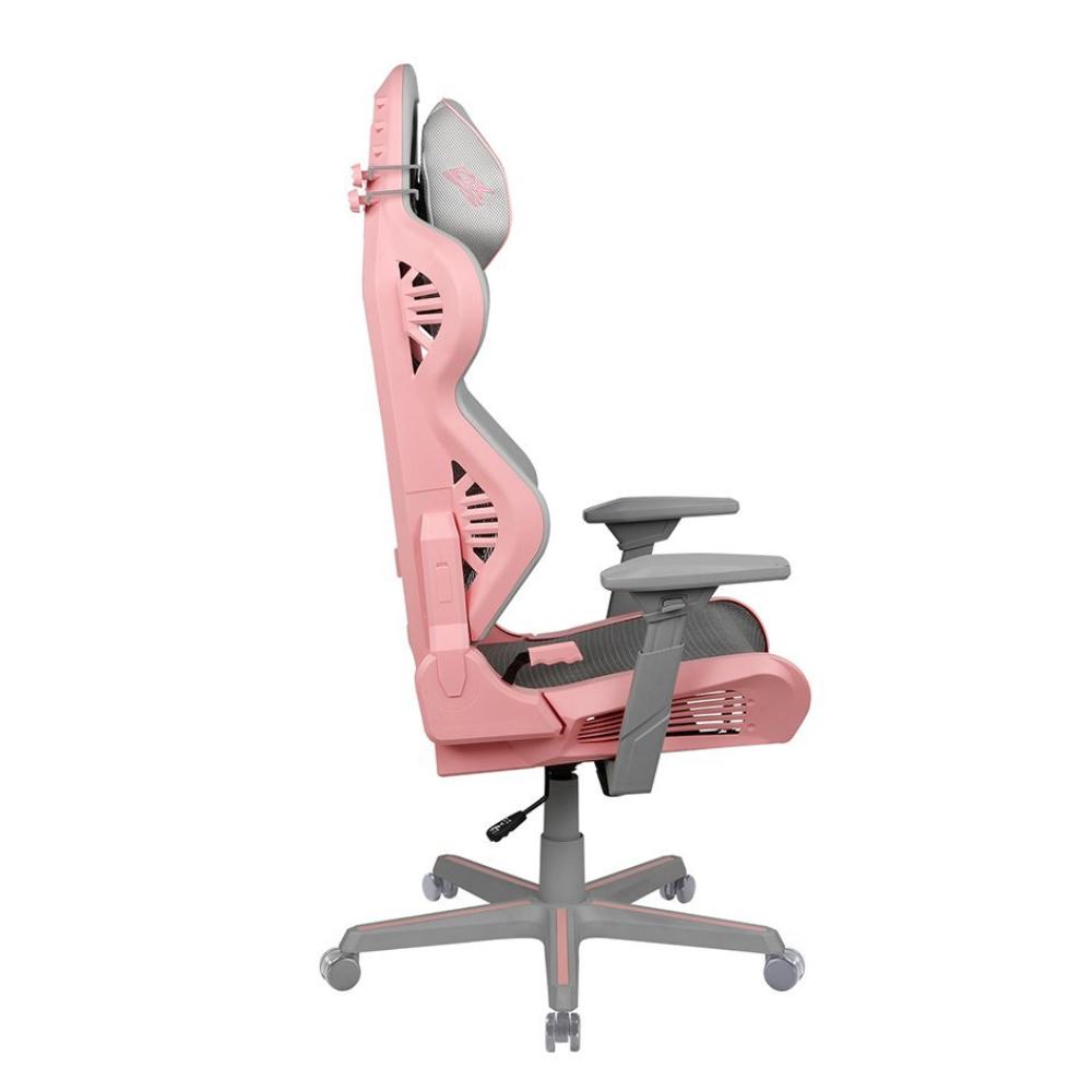 pink grey chair