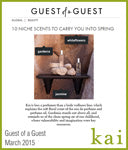 guest of a guest<br>march 2015