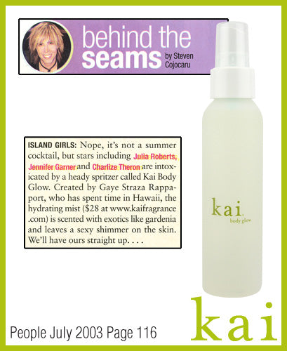 kai fragrance featured in people july 2003