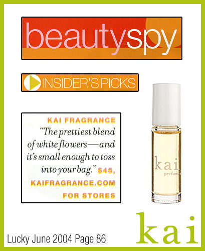 kai fragrance featured in lucky june 2004