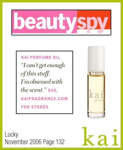kai fragrance featured in lucky november 2006