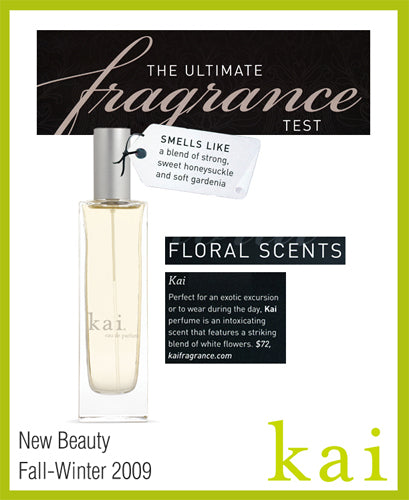 kai fragrance featured in new beauty september, 2009
