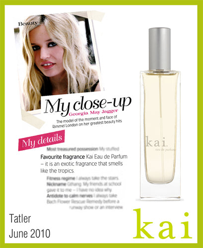 kai fragrance featured in tatler june 2010