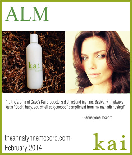 kai fragrance featured in theannalynnemccord.com february 2014