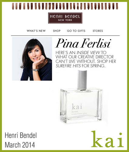 kai fragrance featured in henri bendel march 2014
