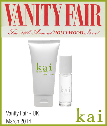 kai fragrance featured in vanity fair - uk march 2014