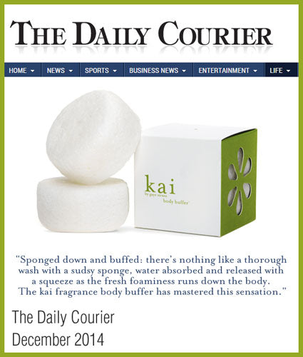 kai fragrance featured in the daily courier january 2015