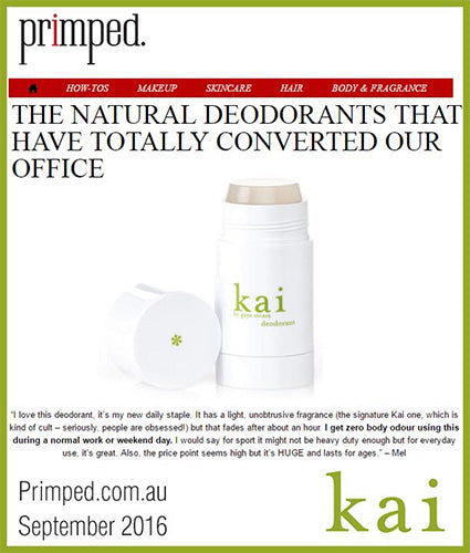 kai fragrance featured in primped.com.au september 2016