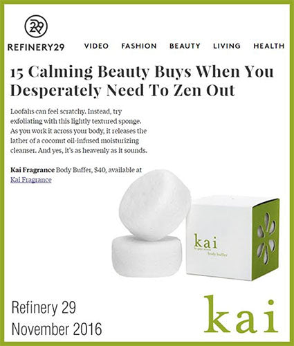 kai fragrance featured in refinery 29 november 2016