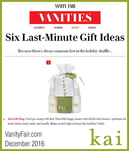 kai fragrance featured in vanityfair.com december 2016