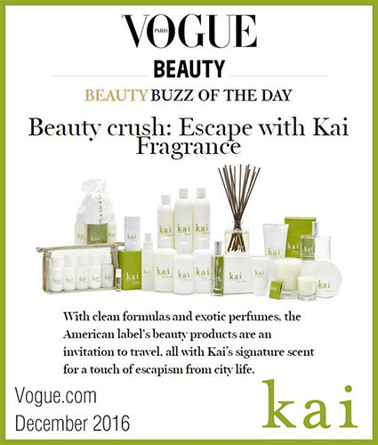 kai fragrance featured in vogue.com december 2016