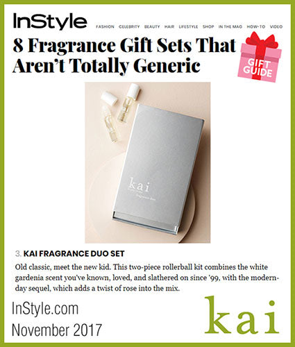 kai fragrance featured in instyle.com november 2017