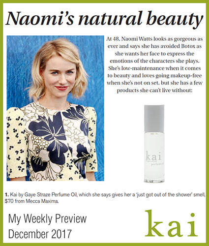 kai fragrance featured in my weekly preview december 2017