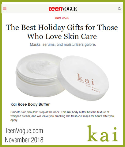 kai fragrance featured on teenvogue.com
