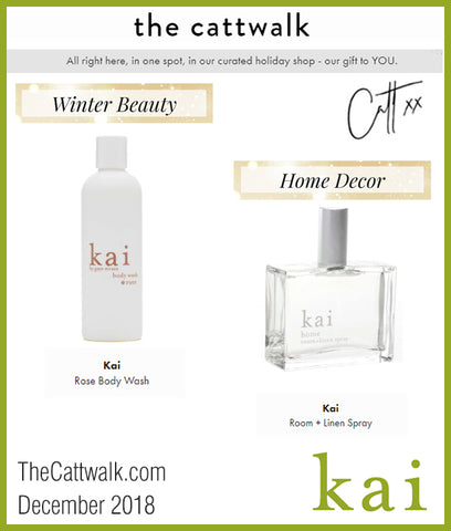 kai fragrance featured on thecattwalk.com