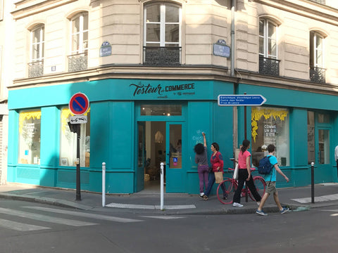 Kraftille participe à la boutique éphémère Comme un Air d'Eté, rue du Château d'eau