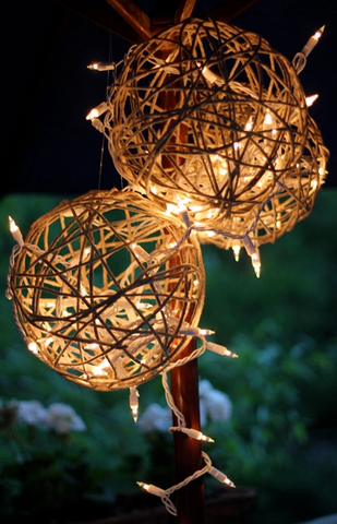 Happy Gardens - DIY Twine Lantern Balls