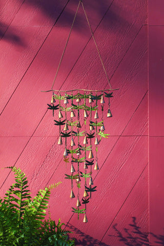 A wind chime can boost outdoor sensory experiences. 