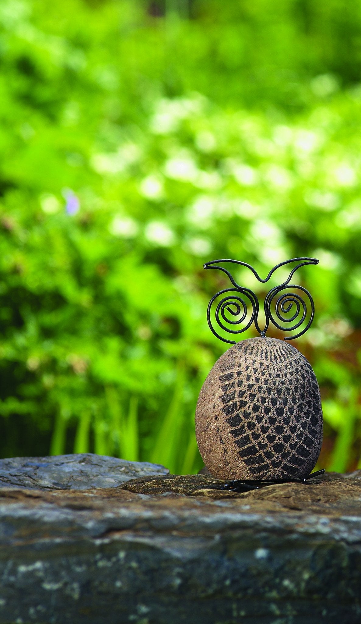 Happy Gardens -  Stenciled Owl