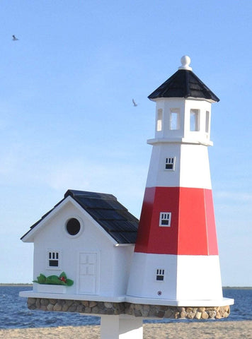  Happy Gardens - Montauk Point Lighthouse Bird House