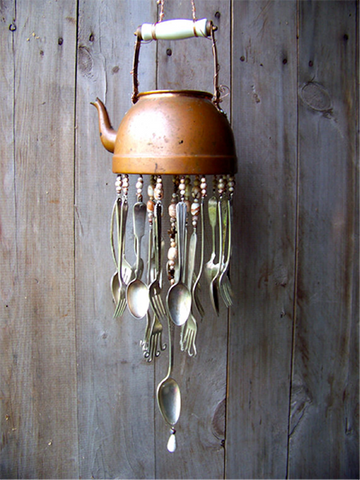 Happy Gardens - Old Utensil Wind Chime