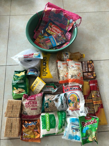 Groceries donation