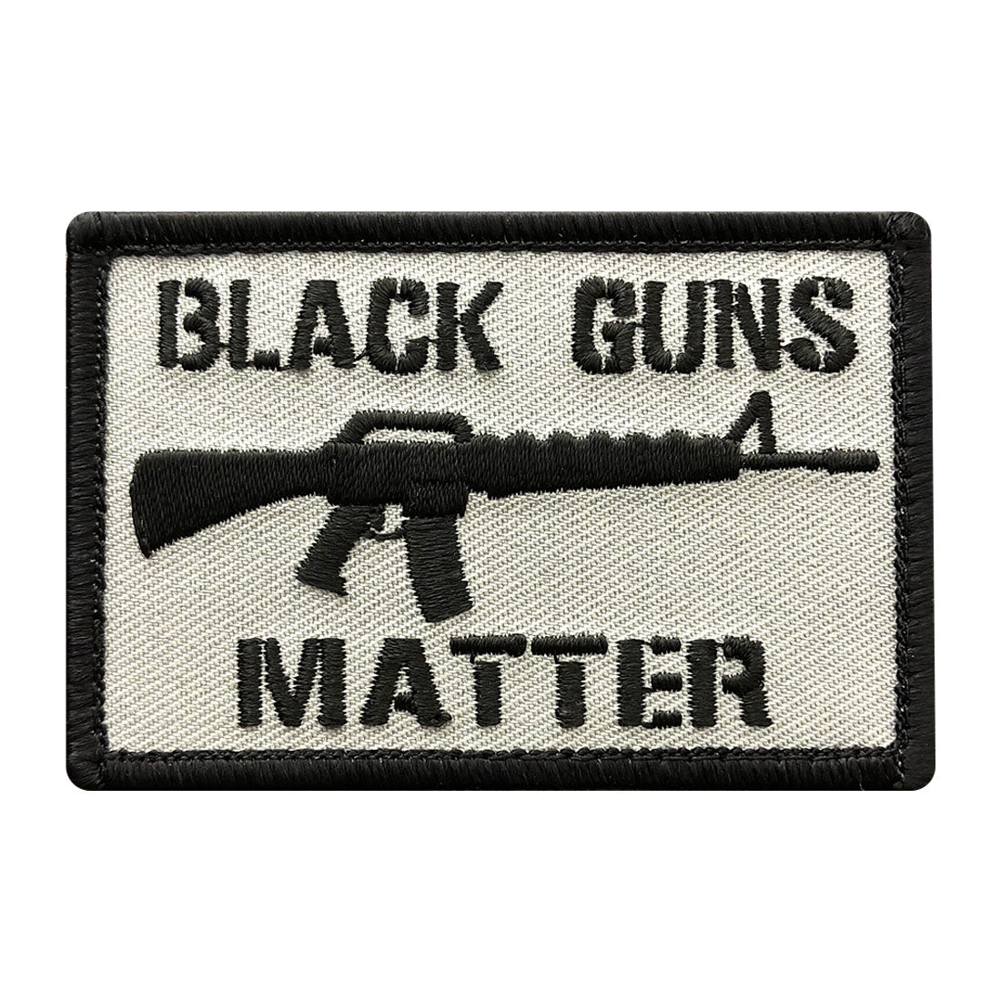 HOOK & LOOP BLACK GUNS MATTER COLLECTIBLE MORALE patch