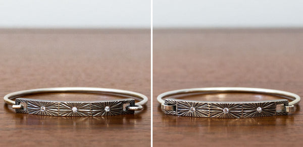 Oxidized silver bracelet wear after 30 days
