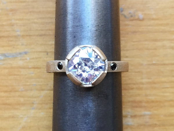 Custom Antique Diamond Ring by Corey Egan