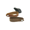 Adjustable Leather Guitar Strap with Pick Holder -