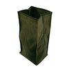 Canvas + Leather Roll Top Lunch Bag - Medium -