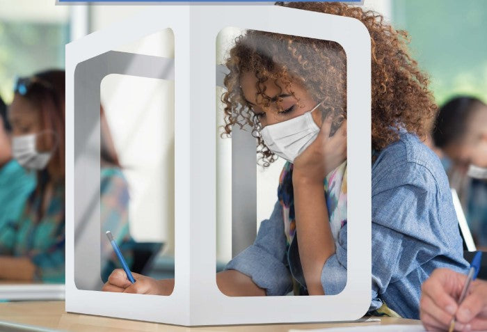 School Desk Shields for Schools- K-12 & Colleges
