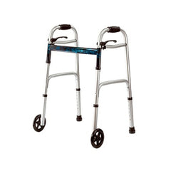MOBB Aluminum Folding Walker with Wheels