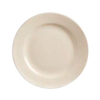 superior-equipment-supply - World Tableware Inc - World Tableware Princess Plate Rolled Edge Cream White Stoneware 7-1/8" Diameter - 36/Case