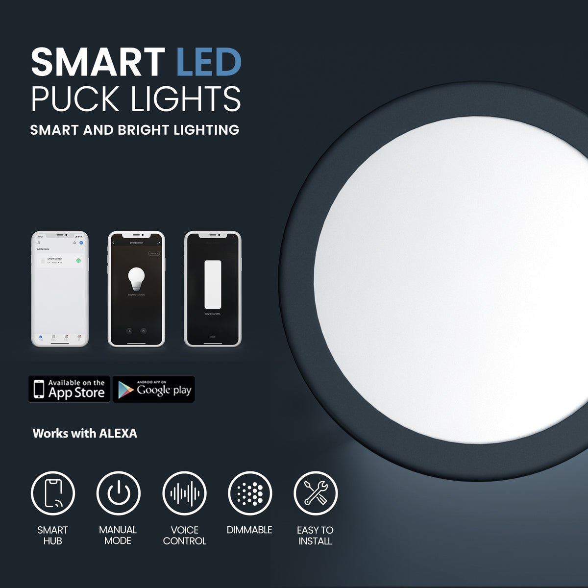 puck lights that work with alexa