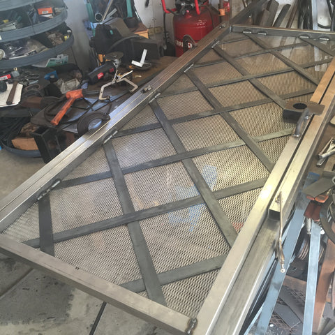 security front door custom blunt steel