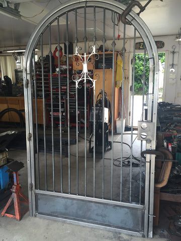 blunt steel security door gate front house home hacienda custom