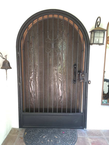 custom front entry door security door blunt steel