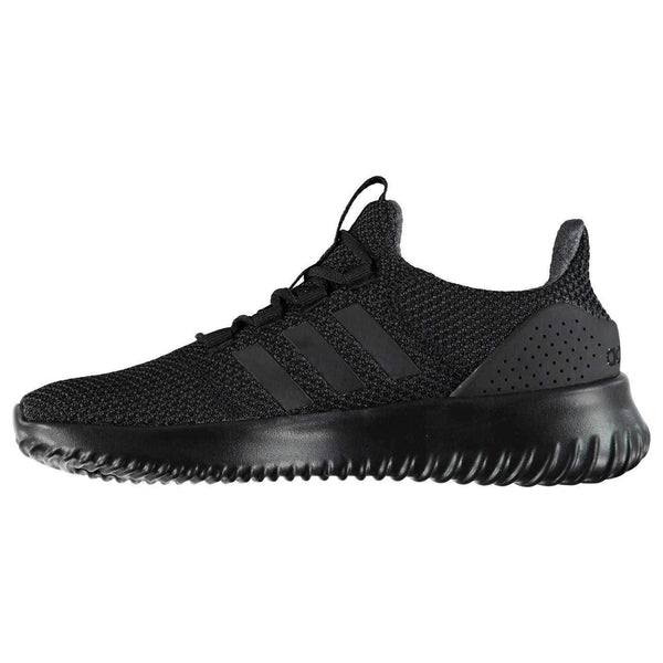 adidas men's cloudfoam black and white