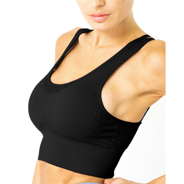 sports bra with cutouts