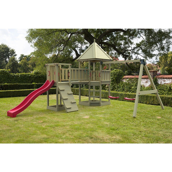 children's slides and climbing frames