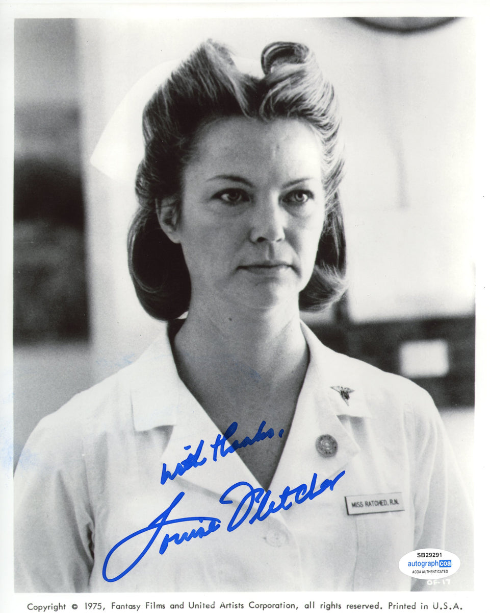 Louise Fletcher One Flew Over The Cuckoos Nest Signed Autograph 8x10 Photo Acoa Outlaw 5927