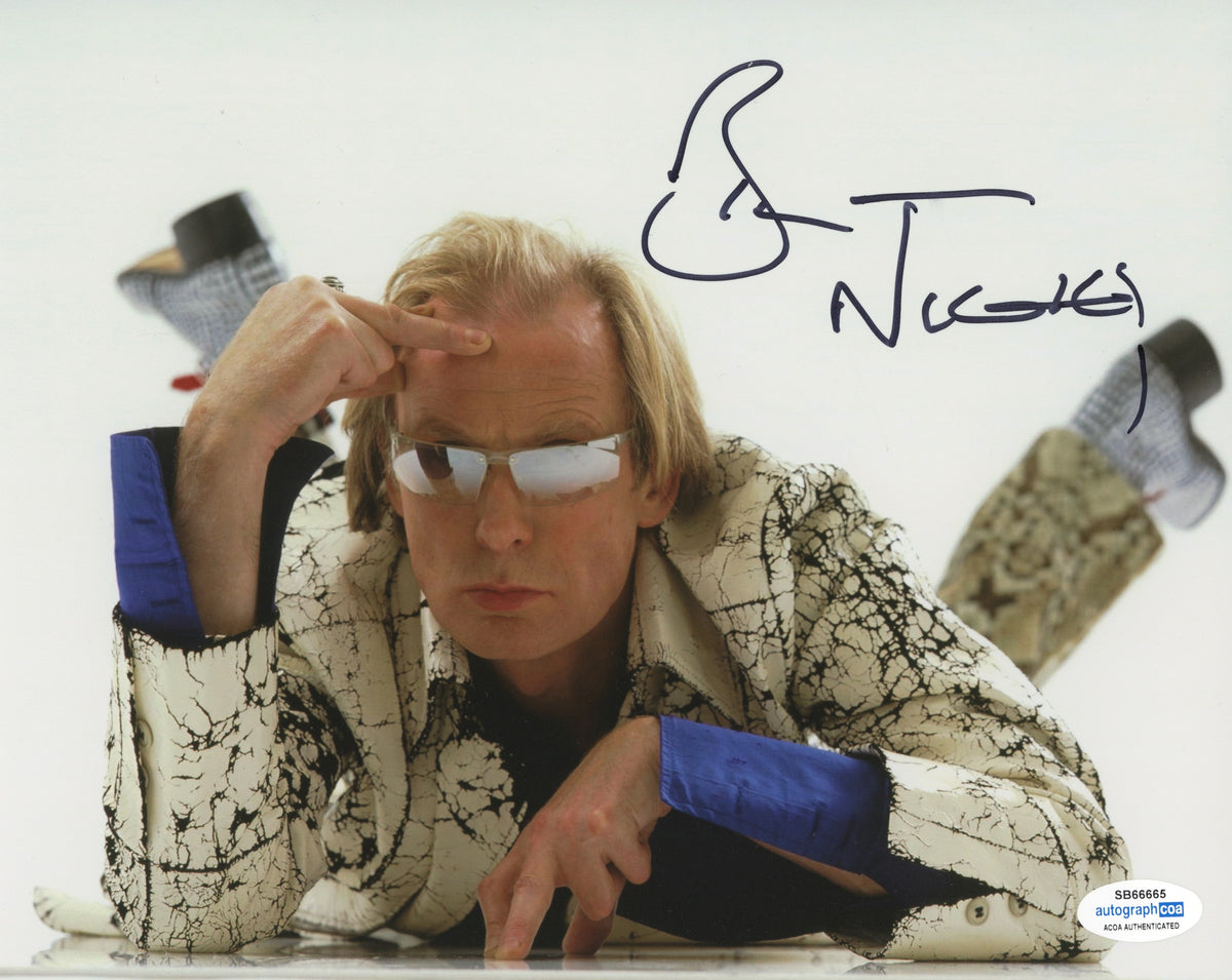 Bill Nighy Love Actually Signed Autograph 8x10 Photo Acoa Outlaw Hobbies Authentic Autographs