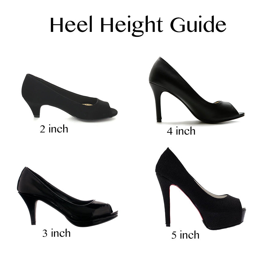 2 to 3 inch heels