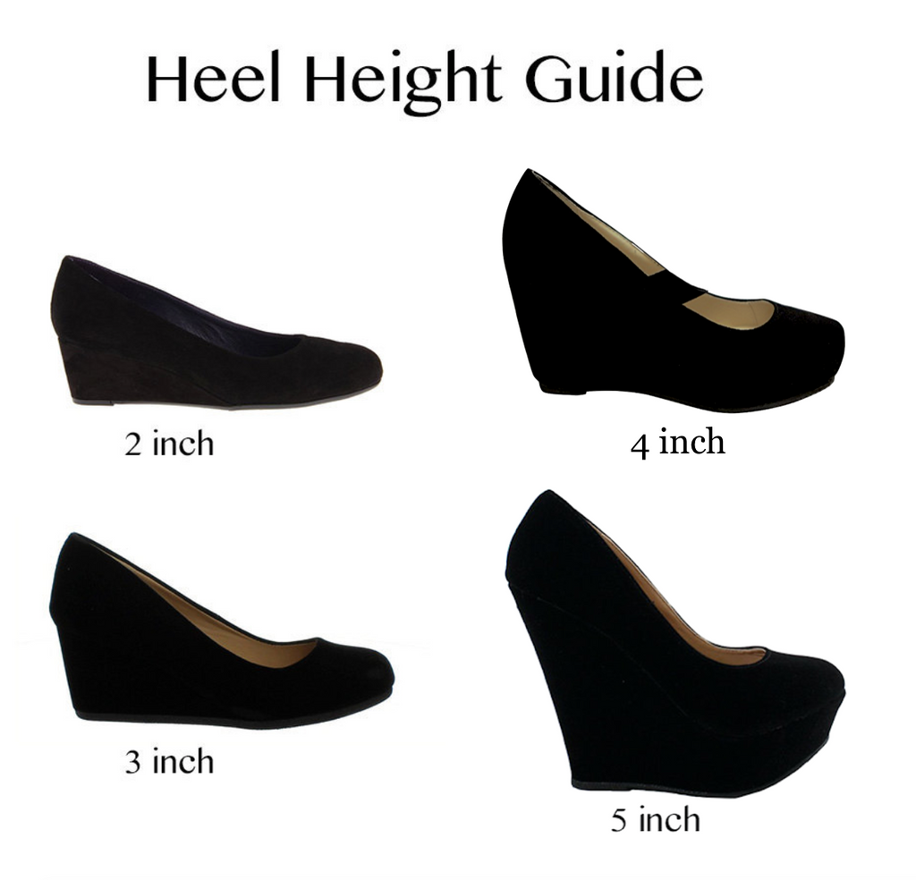 2 inch wedge heel shoes