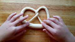 Shaping bretzels