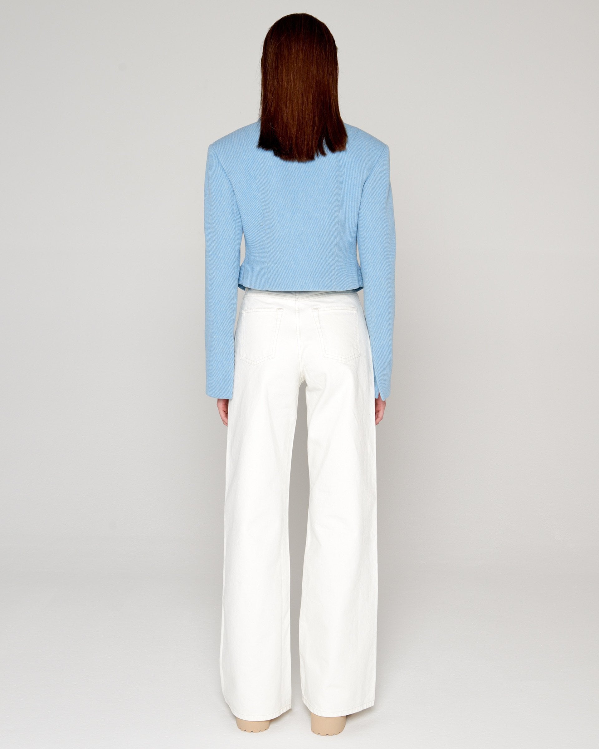 Rectangle Jacket Blue