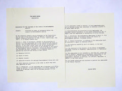 VEEP: Selina's Environmental Order of Succession Memo